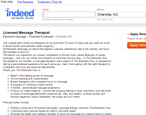 massage therapy jobs